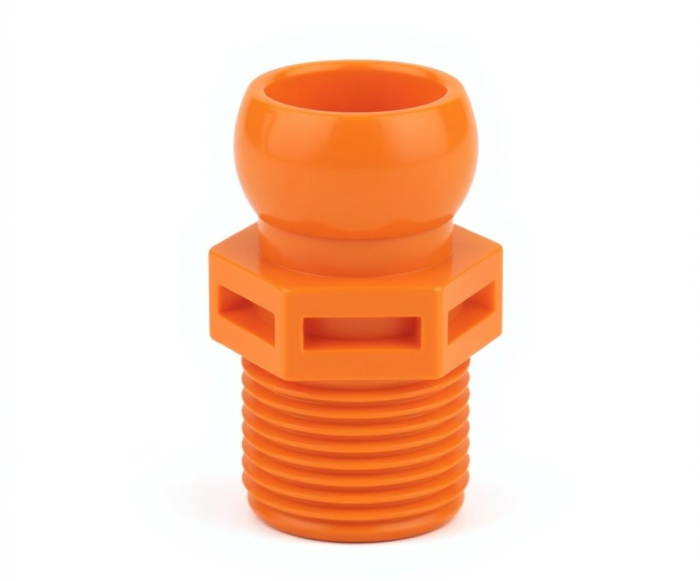 Фото Соединитель NPT с внешней резьбой СОЖ 3/8" - 3/8 Qtool
