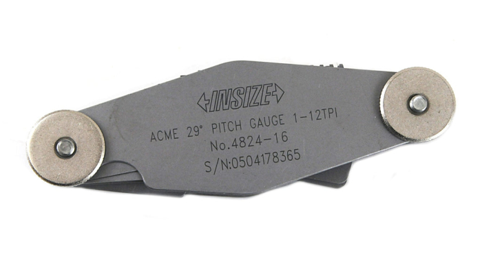 Шаблон резьбовой Tr 29°(американская ACME) погрешность ±0,07, INSIZE