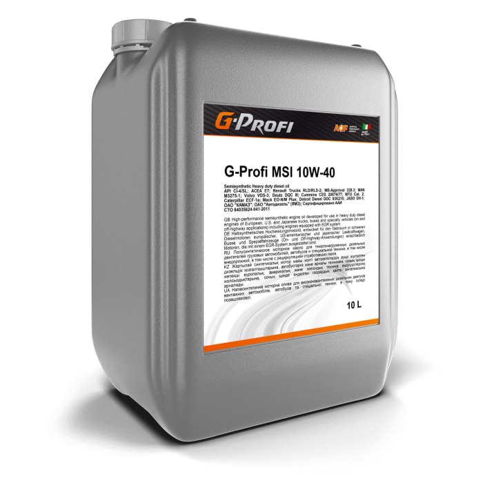 Фото Моторное масло G-Profi MSI plus 15W-40, 10л