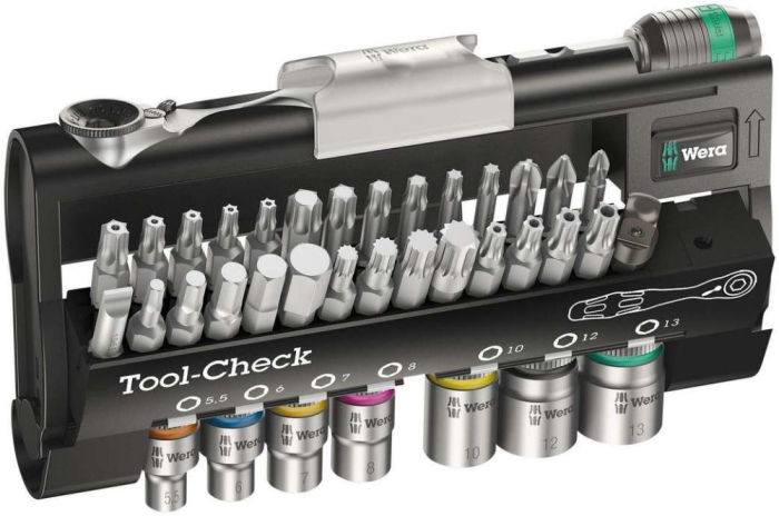 Tool-Check Automotive 1 набор бит и головок с трещоткой, 38 пр.