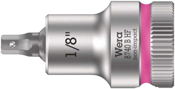 Фото 8740 B Hex-Plus HF Zyklop Головка торцевая с битой вставкой с внешним шестигранником, 3/8, с фиксацией, 1/8" x 35 мм
