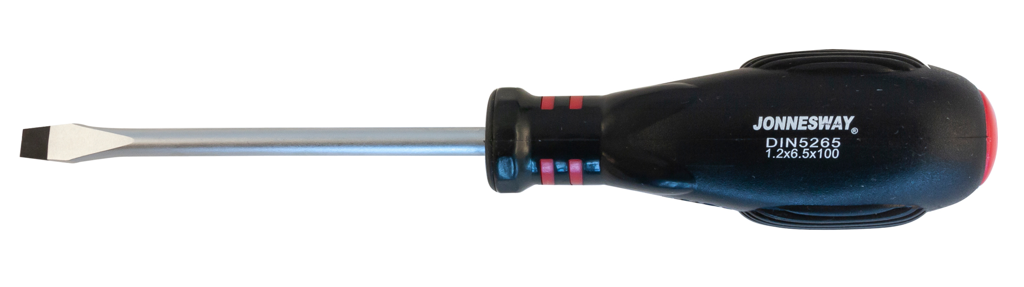 Фото Отвертка стержневая шлицевая HERCULES, SL6.5х100 мм, Jonnesway