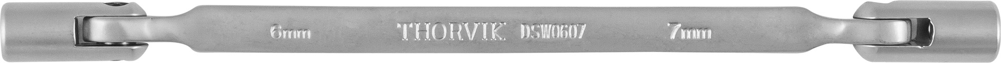Ключ гаечный карданный, 6х7 мм, THORVIK