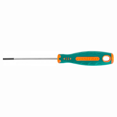 Фото Отвертка стержневая шлицевая ANTI-SLIP GRIP, SL2.5х75 мм, Jonnesway