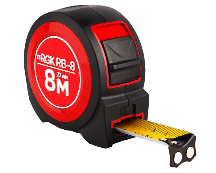 Фото Измерительная рулетка 8м 27мм RGK RB-8