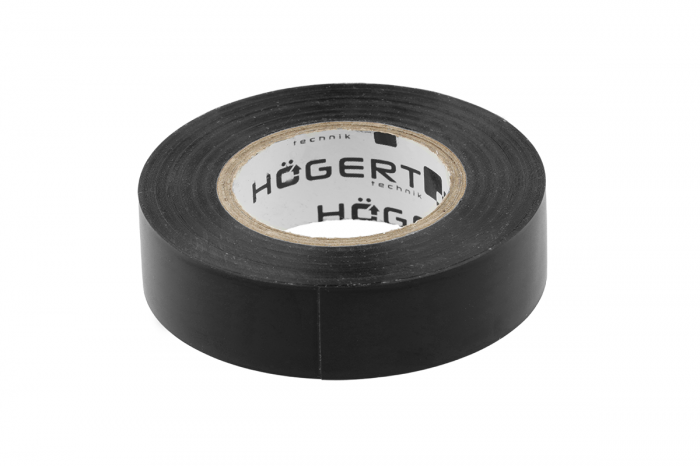 Фото Изоляционная лента 0,13x19мм x 20м, чёрная HOEGERT