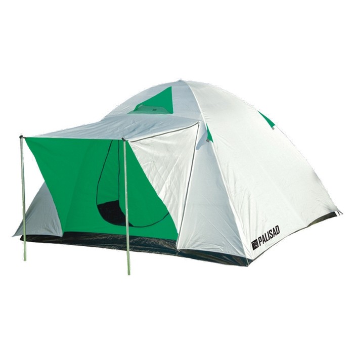 Фото Палатка двухслойная трехместная 210 x 210 x 130 см, Camping Palisad