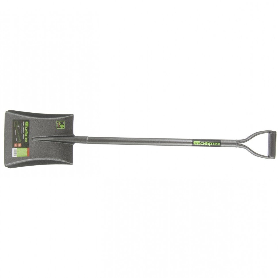 Фото Лопата совковая, 245 х 295 х 1150 мм, цельнометаллическая, Сибртех
