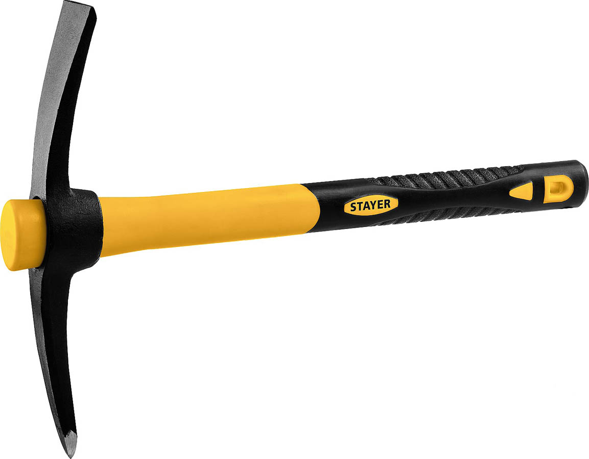 Фото Кирка с фиберглассовой рукояткой STAYER 400 г, 350 мм, 20179-04 Professional