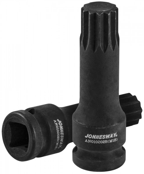 Фото Торцевая насадка 1/2"DR M18x78 мм. для задней ступицы автомобилей VAG, Jonnesway