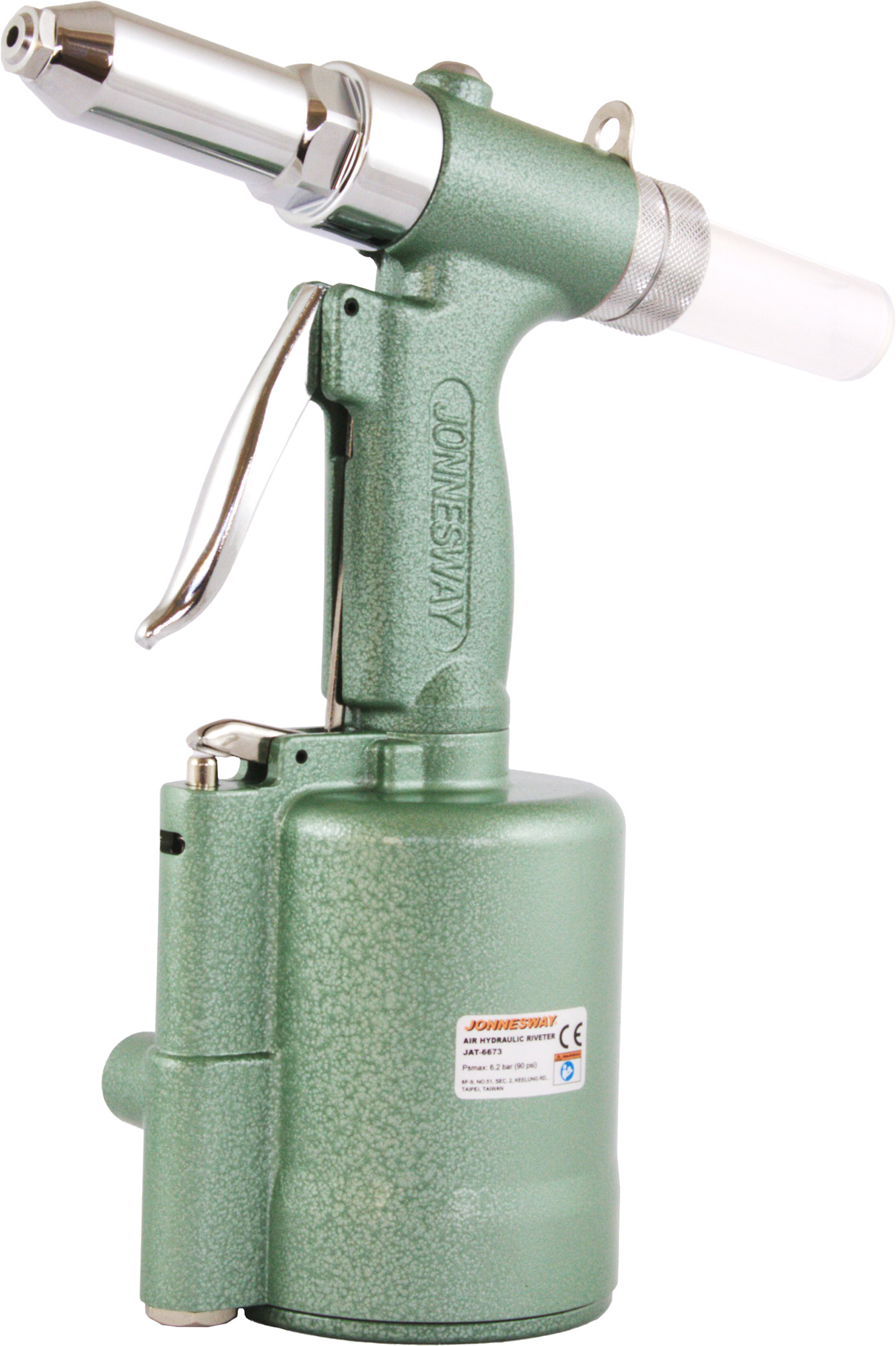 Заклепочник гидропневматический композитный, 2.4 - 6.4 мм, Jonnesway
