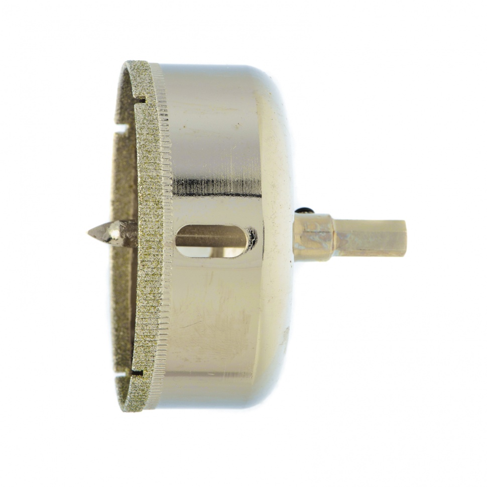 Фото Сверло по керамической плитке и стеклу, 68 х 55 мм, шестигранный хвостовик Сибртех