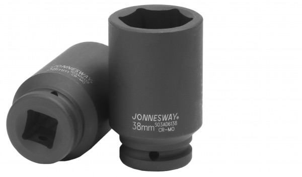 Фото Головка торцевая ударная глубокая 3/4"DR, 38 мм, Jonnesway