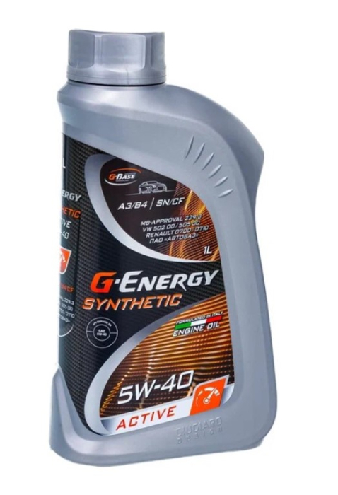 Фото Моторное масло G-Energy SyntheticActive 5W-40, 1л