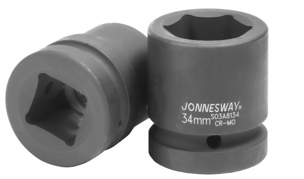 Фото Головка торцевая ударная 1"DR, 34 мм, Jonnesway