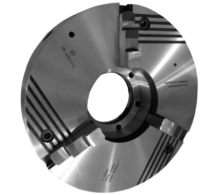 Фото Патрон токарный 3-х кулачковый ручной самоцентрирующийся ПР-250.65.А6 (ц) БЗСП