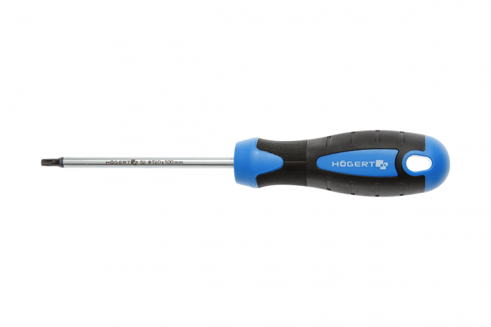 Фото Отвертка TORX T20, 100 мм, сталь S2 HOEGERT