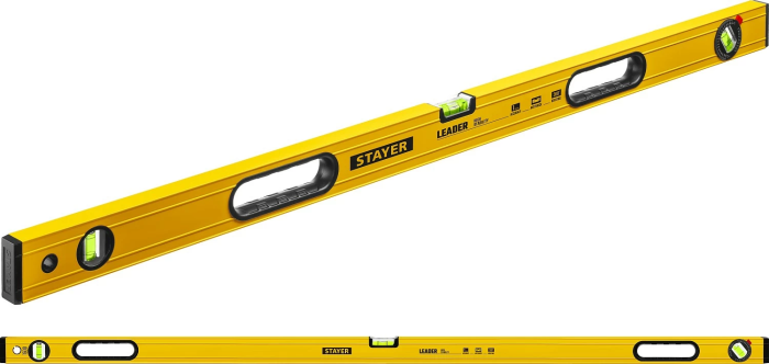 Уровень строительный фрезерованный STAYER 1500 мм, LEADER 3466-150_z01