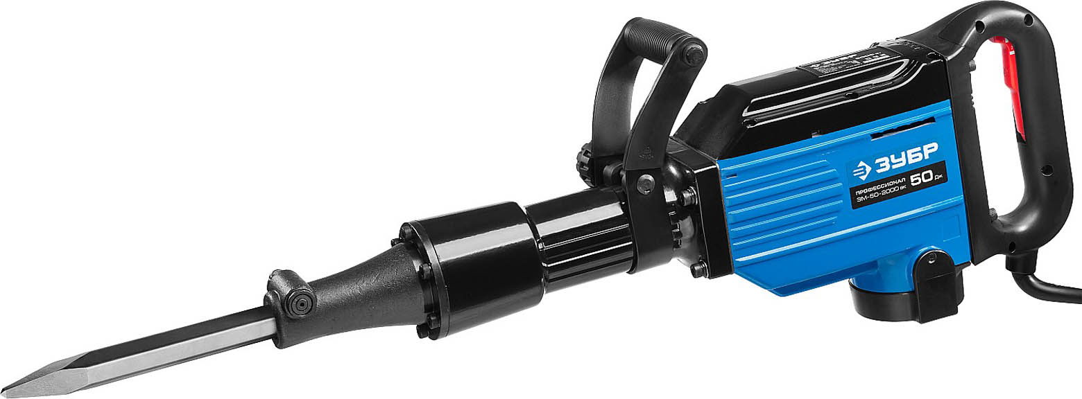 Фото Бетонолом электрический ЗМ-50-2000 ВК Профессионал ЗУБР 2000 Вт, 1400 уд/мин, 50 Дж, кейс Фото Бетонолом электрический ЗМ-50-2000 ВК Профессионал ЗУБР 2000 Вт, 1400 уд/мин, 50 Дж, кейс