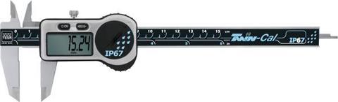 Фото Штангенциркуль с цифр. отсчетным устройством TESA TWIN-CAL IP67 150 мм