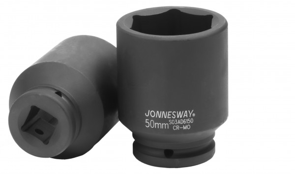 Фото Головка торцевая ударная глубокая 3/4"DR, 50 мм, Jonnesway