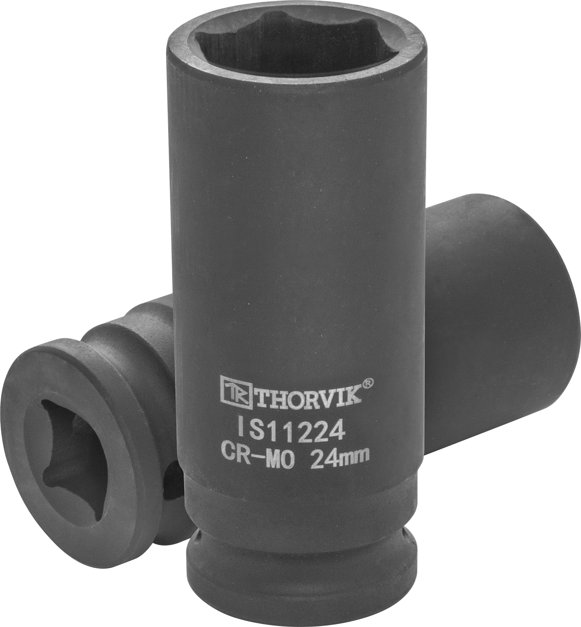 Головка торцевая ударная глубокая 1/2"DR, 24 мм, THORVIK