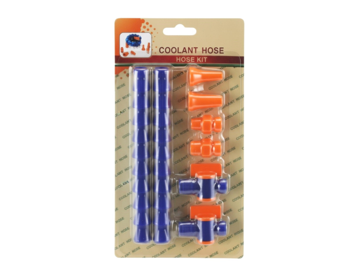 Фото Набор трубок СОЖ 1/4" 150мм 2шт с соплами, соединителями и вентилями Qtool