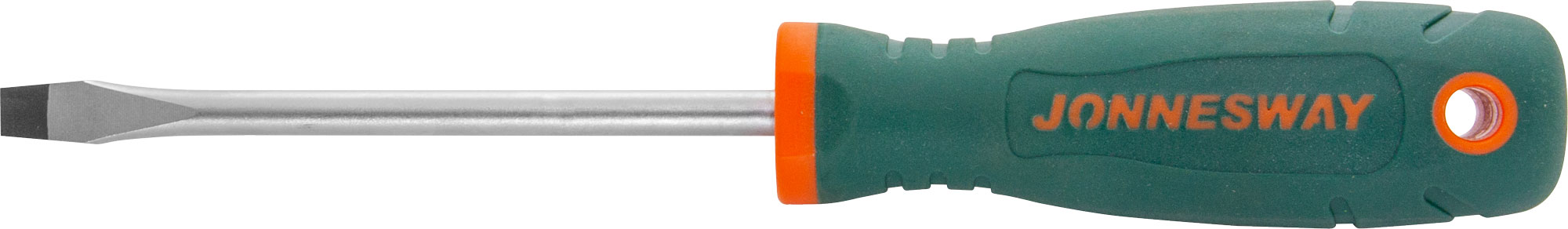 Отвертка стержневая шлицевая ANTI-SLIP GRIP, SL6.5х100 мм, Jonnesway