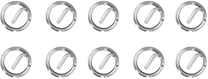 Набор вставок резьбовых M10x1.5, 10 предметов, THORVIK