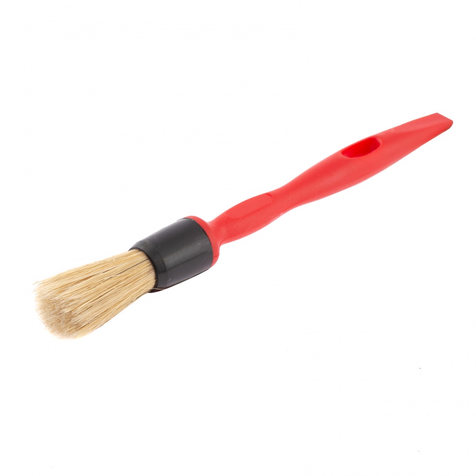 Фото Кисть круглая №15, натуральная щетина, пластиковая ручка, Color line Matrix