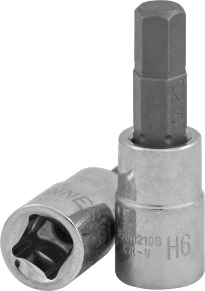 Фото Насадка торцевая 1/2"DR с вставкой-битой шестигранной, H5, 55 мм, Jonnesway