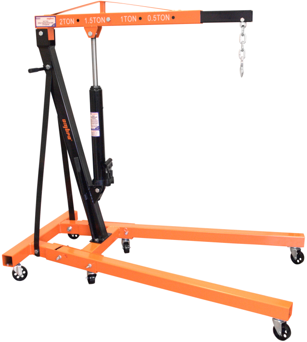 Кран гидравлический складной г/п 2 т, Ombra