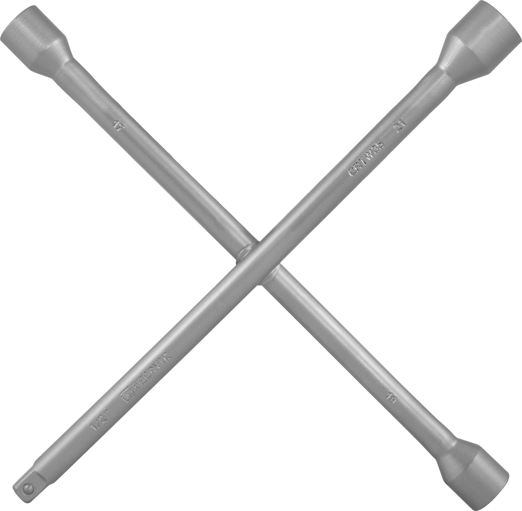 Ключ баллонный крестообразный 17х19х21x1/2"DR, 350 мм, THORVIK