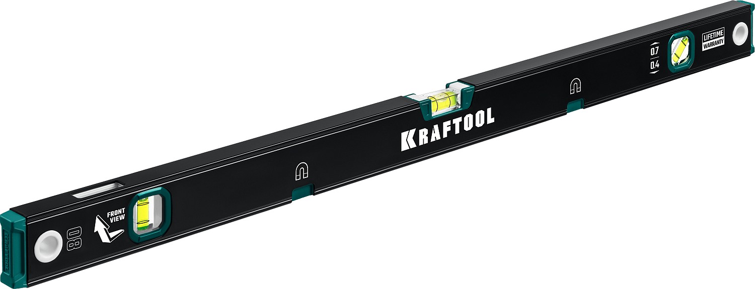 Магнитный уровень с зеркальным глазком Kraftool GRAND-M 34785-80 800 мм