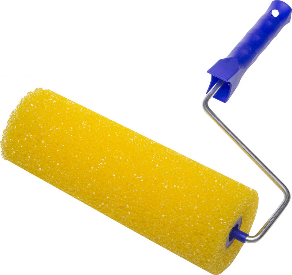 Фото Валик с ручкой структурный поролон STAYER 240 мм, ?80 мм, поролон, 0365-24