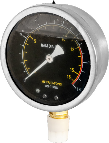 Манометр для гидравлического пресса OHT611М, Ombra