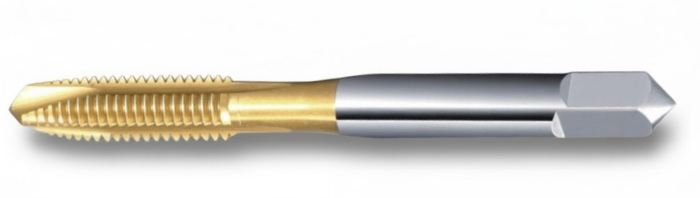 Фото Метчик М 3х0.5 6H HSS-E TiN прямой с подточ. скв. DIN371 Deskar