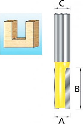 Фреза пазовая 15х20мм Makita D-10104