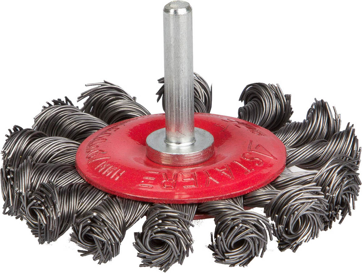 Фото Щетка дисковая для дрели STAYER 75 мм, 35115-075_z01