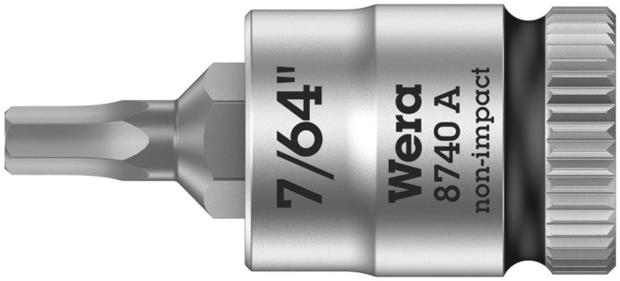 Фото 8740 A Hex-Plus Zyklop Головка торцевая с битой вставкой с внешним шестигранником, 1/4, 7/64" x 28 мм