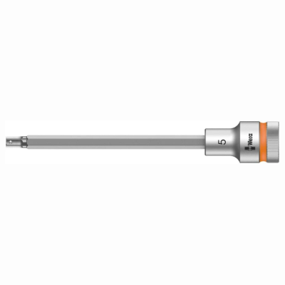 Фото 8740 C Hex-Plus HF Zyklop Головка торцевая с битой вставкой с внешним шестигранником, 1/2, с фиксацией, 5 x 140 мм