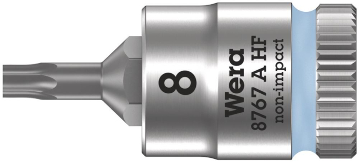 Фото 8767 A HF TORX Zyklop Головка торцевая с битой вставкой, 1/4, TX 8 x 28 мм, с фиксацией