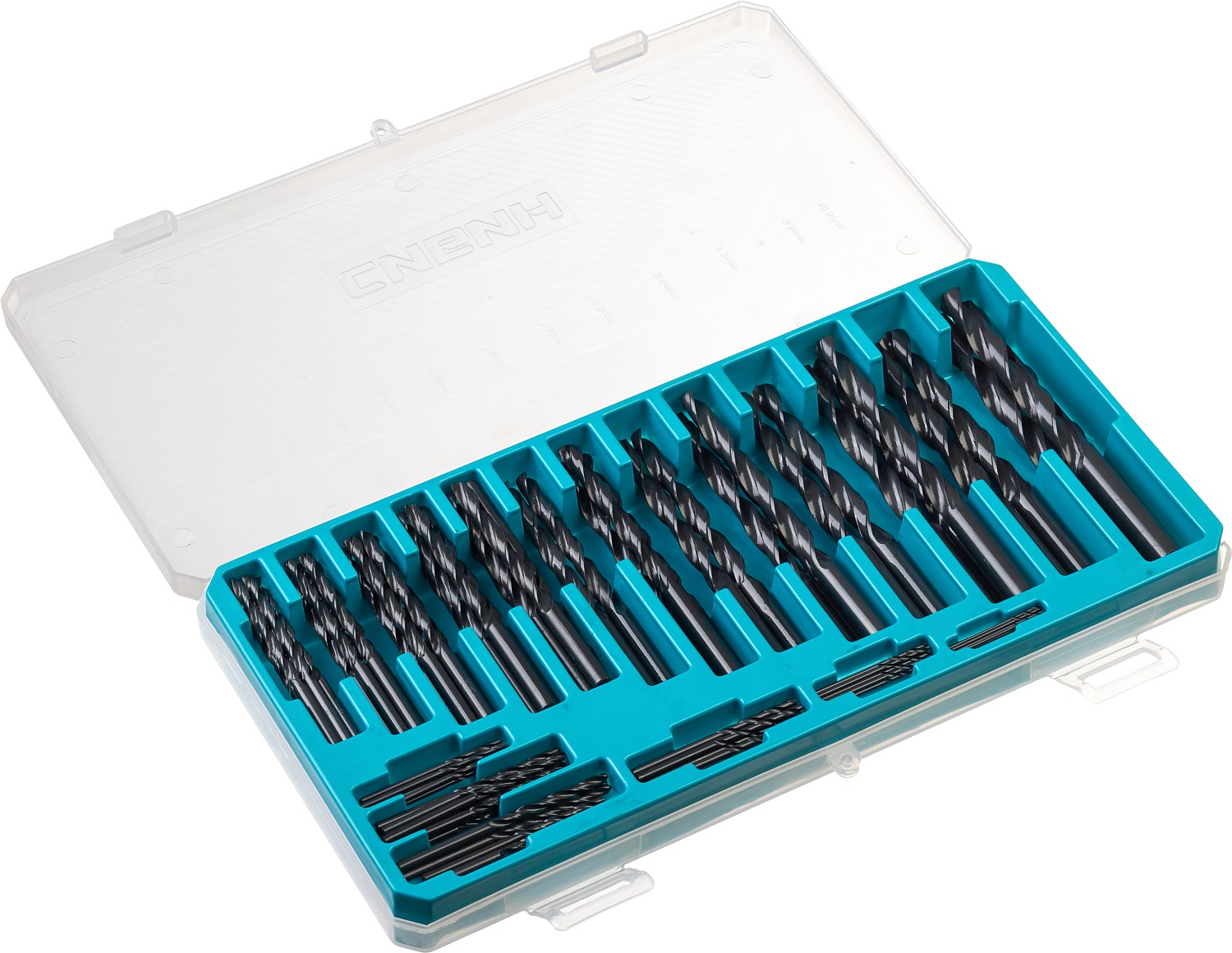 Фото Набор сверл по металлу СИБИН 100 шт. (1-10 мм), класс В, быстрорежущая сталь, 29610-H100