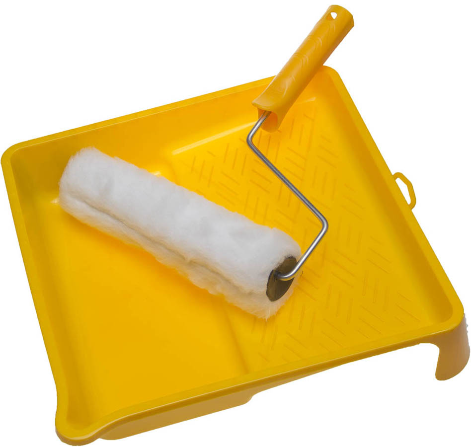 Валик малярный "ВЕСТАН" в наборе с ванночкой STAYER 240мм, 44мм, полиакрил, 0540-24