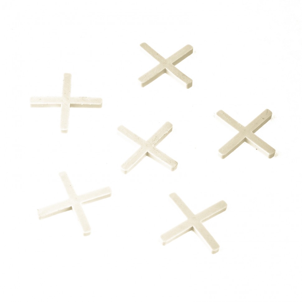Фото Крестики 3 мм, для кладки плитки, 100 шт Сибртех