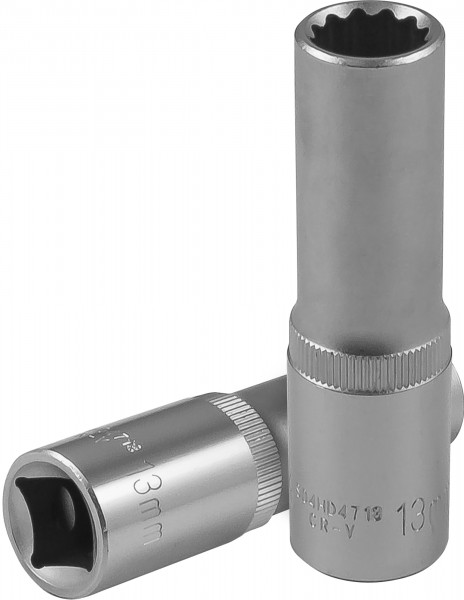 Фото Головка торцевая глубокая 12-гранная 1/2"DR, 13 мм, Jonnesway