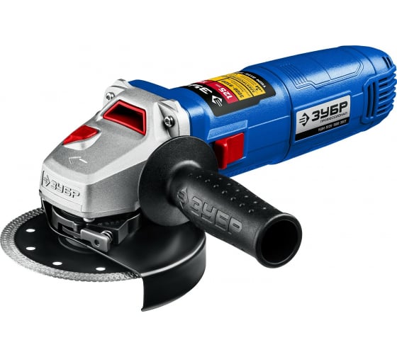Фото Углошлифовальная машина (болгарка) УШМ-П125-1500 ЭПСТ Профессионал ЗУБР 1500 Вт, 125 мм