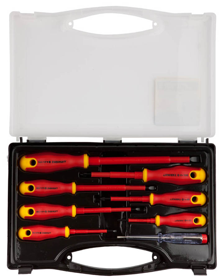 Набор отверток диэлектрических STAYER 8 шт., 25145-H8_z01 Professional