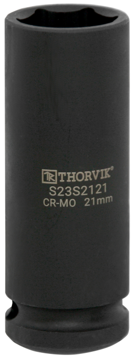 Фото Головка торцевая ударная глубокая 1/2"DR, 21 мм, THORVIK