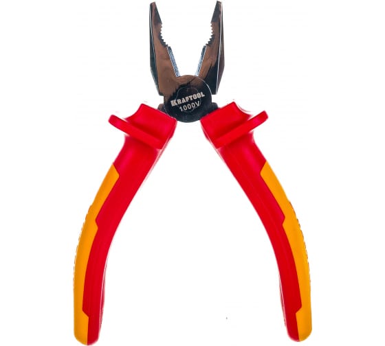 Фото Плоскогубцы хромированные 2202-1-16_z01 KRAFTOOL 160 мм, Cr-Mo